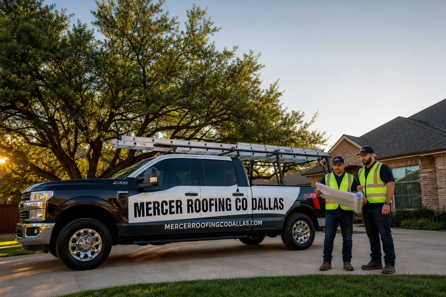 Mercer Roofing Co Dallas roofing team