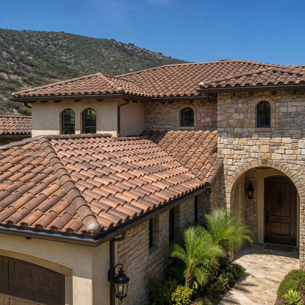 Tile roofing